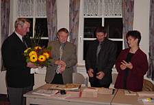 Gratulation f�r den neu gew�hlten B�rgermeister