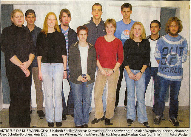 Der KLJB-Vorstand mit ehemaligen Vorstandsmitgliedern